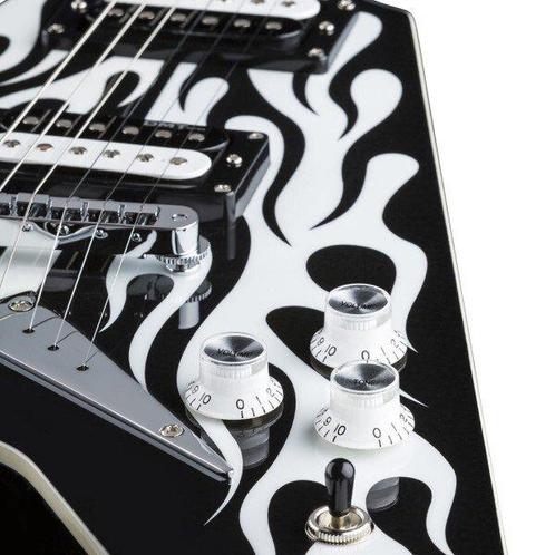 DEAN - Michael Schenker Custom 2010s Flames Graphic flying V, Muziek en Instrumenten, Snaarinstrumenten | Gitaren | Akoestisch