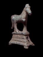 Romain antique Bronze Très rare ancienne statue de cheval