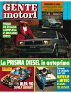 1984 GENTE MOTORI MAGAZINE 07 ITALIAANS, Ophalen of Verzenden