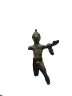 Etruscan Brons Hercules-beeldje. Spaanse exportvergunning -, Verzamelen