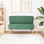 vidaXL Bank 117x55,5x77 cm stof groen, Huis en Inrichting, Zetels | Zetels, Verzenden, Nieuw