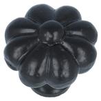 Knop mandarijn ijzer zwart 39 mm, Nieuw