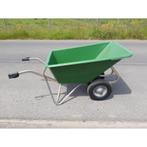 Landbouwkruiwagen 160l met aluminium frame met twee stalen, Doe-het-zelf en Bouw, Transportwagens, Nieuw