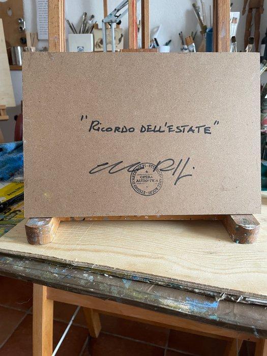 Claudio Rolfi (1960) - Ricordo dellestate, Antiek en Kunst, Kunst | Schilderijen | Modern