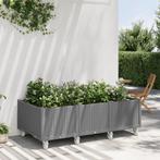 vidaXL Plantenbak met wielen 150x80x54 cm polypropeen, Tuin en Terras, Verzenden, Nieuw