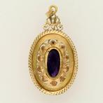 Pendentif - 14 carats Or jaune - 4.10ct. tw. Améthyste