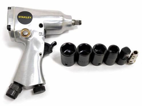 Veiling - Stanley - Slagmoersleutel 3/8 Met 5 Slagdoppen, Doe-het-zelf en Bouw, Gereedschap | Boormachines, Nieuw