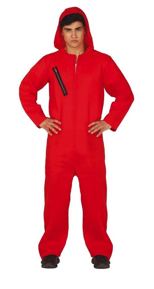 La Casa de Papel Rode Overall, Kleding | Heren, Carnavalskleding en Feestkleding, Nieuw, Verzenden