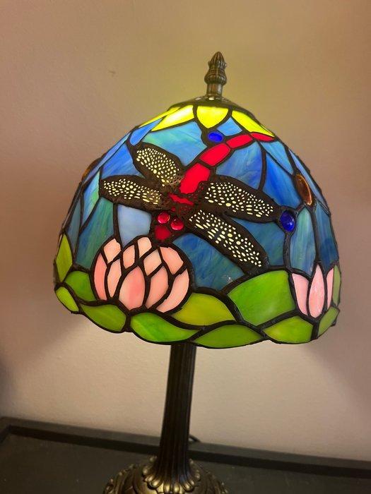 Buffet tafellamp - Glas-in-lood, Antiquités & Art, Art | Objets design