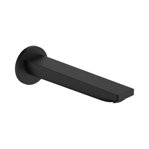 Baduitloop HansGrohe Rebris E Mat Zwart, Doe-het-zelf en Bouw, Sanitair, Kraan, Nieuw, Chroom, Ophalen of Verzenden