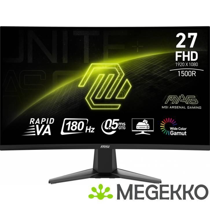 MSI MAG 27C6F 27  Full HD 180Hz Curved VA Gaming Monitor, Computers en Software, Overige Computers en Software, Nieuw, Verzenden