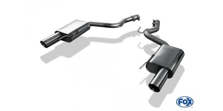 FOX Ford Mustang Coupe & Cabrio - 6/8 cilinder einddemper re, Autos : Pièces & Accessoires, Systèmes d'échappement, Envoi