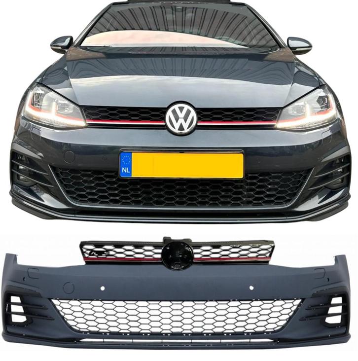 Voorbumper GTI-look | Volkswagen Golf 7 | 2017-2020 | faceli, Auto-onderdelen, Carrosserie, Nieuw, Volkswagen, Verzenden