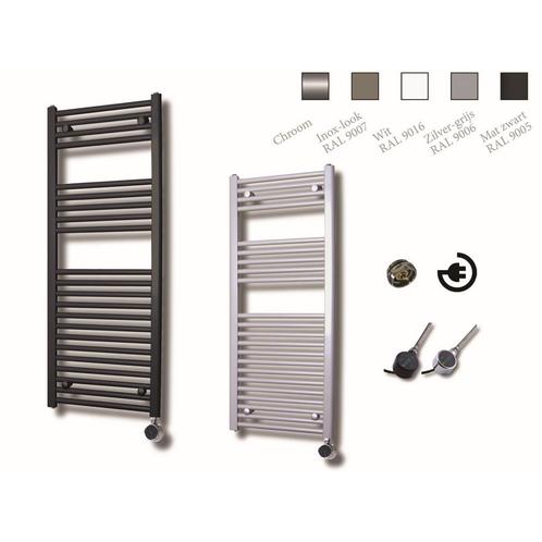 Elektrische Design Radiator Sanicare Plug En Play 172 x 60, Doe-het-zelf en Bouw, Sanitair, Overige typen, Nieuw, Chroom, Ophalen of Verzenden
