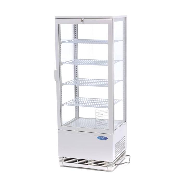 Koelvitrine - 98 L - 43 cm - Wit, Zakelijke goederen, Horeca | Keukenapparatuur, Nieuw in verpakking, Koelen en Vriezen, Verzenden