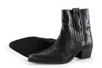 Manfield Cowboy laarzen in maat 40 Zwart | 5% extra korting, Kleding | Dames, Schoenen, Verzenden, Zwart, Manfield, Gedragen