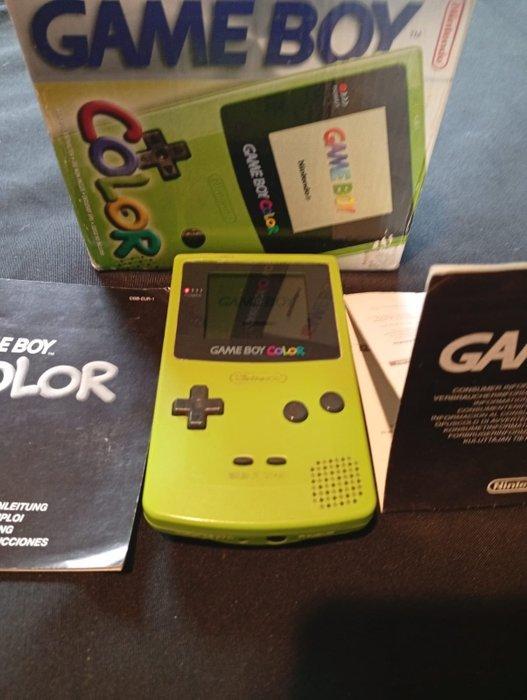 Nintendo - Gameboy Color - lime green - Spelcomputer - In, Games en Spelcomputers, Spelcomputers | Overige Accessoires