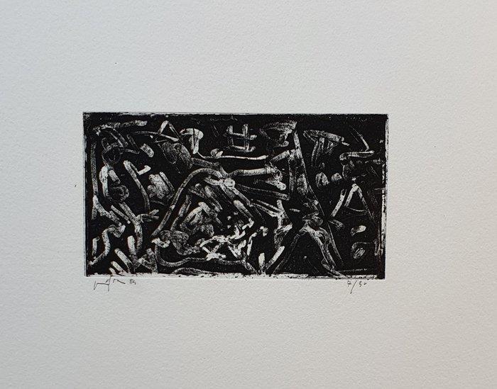 Emilio Vedova (1919-2006) - Vietnam 70 -2-, Antiek en Kunst, Antiek | Overige Antiek