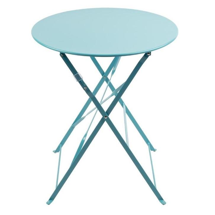 Inklapbare Tafel | Staal | Turquoise | In-/Outdoor |, Zakelijke goederen, Horeca | Keukenapparatuur, Nieuw in verpakking, Verzenden