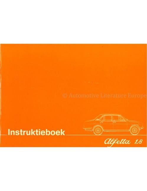 1976 ALFA ROMEO ALFETTA 1.8 INSTRUCTIEBOEKJE NEDERLANDS, Auto diversen, Handleidingen en Instructieboekjes