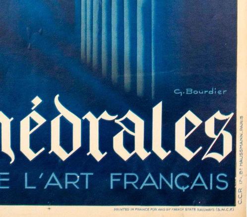 G. Bourdier - Cathédrales Joyaux de lArt Français - Jaren, Antiek en Kunst, Kunst | Tekeningen en Fotografie