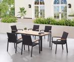 Tuinset - tuintafel met 6 stoelen - Nieuw (Tuinmeubelen), Tuin en Terras, Ophalen of Verzenden, Nieuw