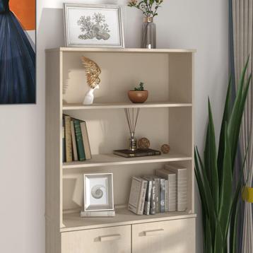 vidaXL Opzetkast HAMAR 85x35x100 cm massief grenenhout, Verzenden