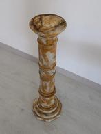 Sculpture en colonne, colonna - 0 cm - pierre marbrée, Antiquités & Art