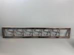 Kapstok - prachtige Chrome Art Deco kapstok - Aluminium