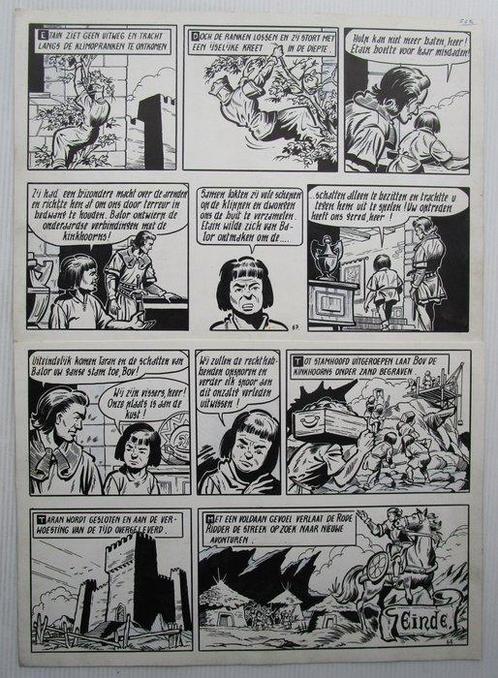Vandersteen / Verschuere - 1 Original page - De Rode Ridder, Boeken, Stripverhalen