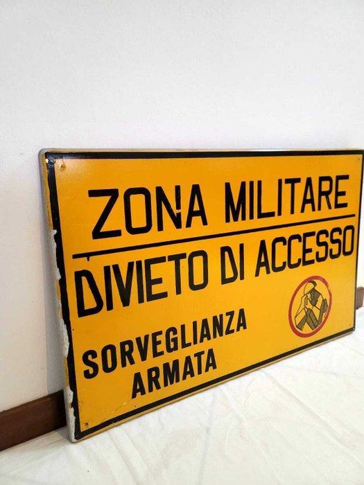 Verkeersbord - Verkeersbord - Metaal, Antiek en Kunst, Antiek | Wandborden en Tegels