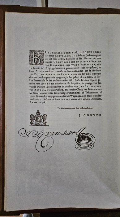 Bijbel of De gantsche H. Schrifture (Statenvertaling), Antiek en Kunst, Antiek | Boeken en Manuscripten