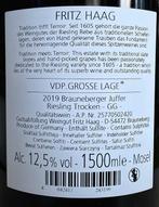 2019 Fritz Haag Magnum Brauneberger Juffer Riesling Trocken,, Verzamelen, Wijnen, Nieuw