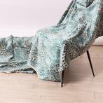 Velours rare Paisley turquoise - Tissu artistique italien -, Antiek en Kunst