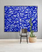 Sandra Glaser - Blue Calligraphy - XXL