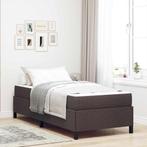 vidaXL Boxspring bed Bruin en Zwart 90 x 190 cm, Huis en Inrichting, Verzenden, Nieuw