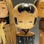 Beeldje - Kokeshi Doll | Beautiful Tatami Mat (3) - Hout, Antiek en Kunst