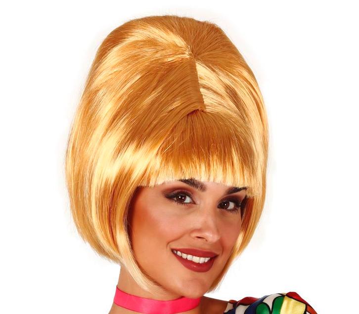 60S Pruik Blond, Hobby en Vrije tijd, Feestartikelen, Nieuw, Verzenden