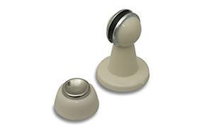 DX Deurvastzetter magnetisch 80mm crème wit, Doe-het-zelf en Bouw, Hang- en Sluitwerk, Klink of Kruk, Nieuw, Overige materialen