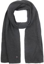 Tommy Hilfiger Rib Sjaal Antraciet maat  Heren, Kleding | Heren, Mutsen, Sjaals en Handschoenen, Verzenden, Nieuw, Tommy Hilfiger