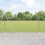 vidaXL Paaltjes met voetplaten 52 stuks Ø32mm 78,5cm Gelakt, Tuin en Terras, Verzenden, Nieuw
