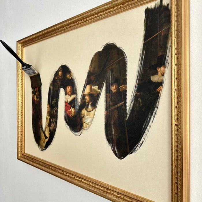 Santicri - Dèjà-vu, De Nachtwacht, Antiek en Kunst, Kunst | Schilderijen | Modern