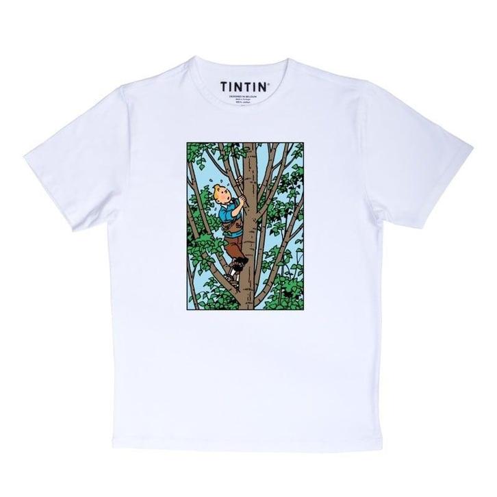 Kuifje Klimend T-Shirt, Verzamelen, Stripfiguren, Ophalen of Verzenden