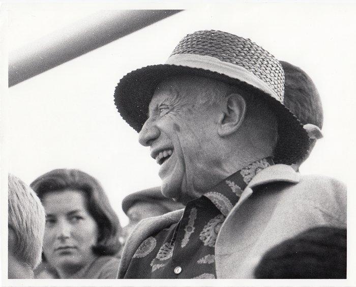 Hubertus Hierl (1940) - Pablo Picasso bei einem Stierkampf, Antiek en Kunst, Kunst | Designobjecten