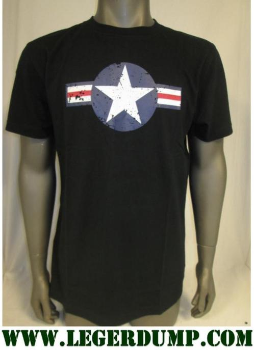 T-shirt Zwart Army WW-II Fostex (T-shirts, Kleding), Vêtements | Hommes, T-shirts, Envoi