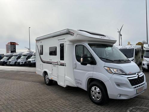 Giottiline Siena 330 op Citroën, 10965 km en Frans bed 23158, Caravans en Kamperen, Mobilhomes, Diesel, tot en met 2, 6 tot 7 meter