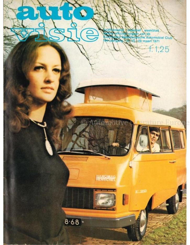 1971 AUTOVISIE MAGAZINE 13 NEDERLANDS, Boeken, Auto's | Folders en Tijdschriften