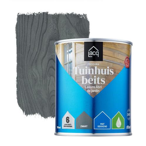 Lacq Tuinhuisbeits Zwart 0.75L, Doe-het-zelf en Bouw, Verf, Beits en Lak, Zwart, Nieuw, Verzenden