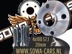 Spacers 20mm vw golf 1 2 3 polo 4x100 57,1 Spoorverbreders, Ophalen of Verzenden