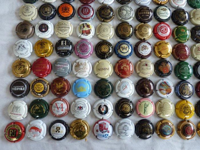 Themacollectie - 300 champagnecapsules met grote ribbels,, Antiek en Kunst, Antiek | Speelgoed